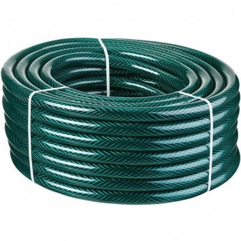 Шланг поливочный ВИХРЬ ПВХ, трёхслойный армированный 1/2, 25 м (зелёный)