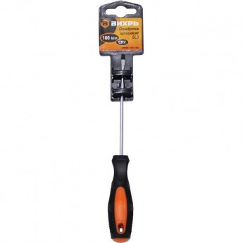 Отвёртка шлицевая ВИХРЬ SL3 100 мм Отвёртка шлицевая ВИХРЬ SL3 100 мм